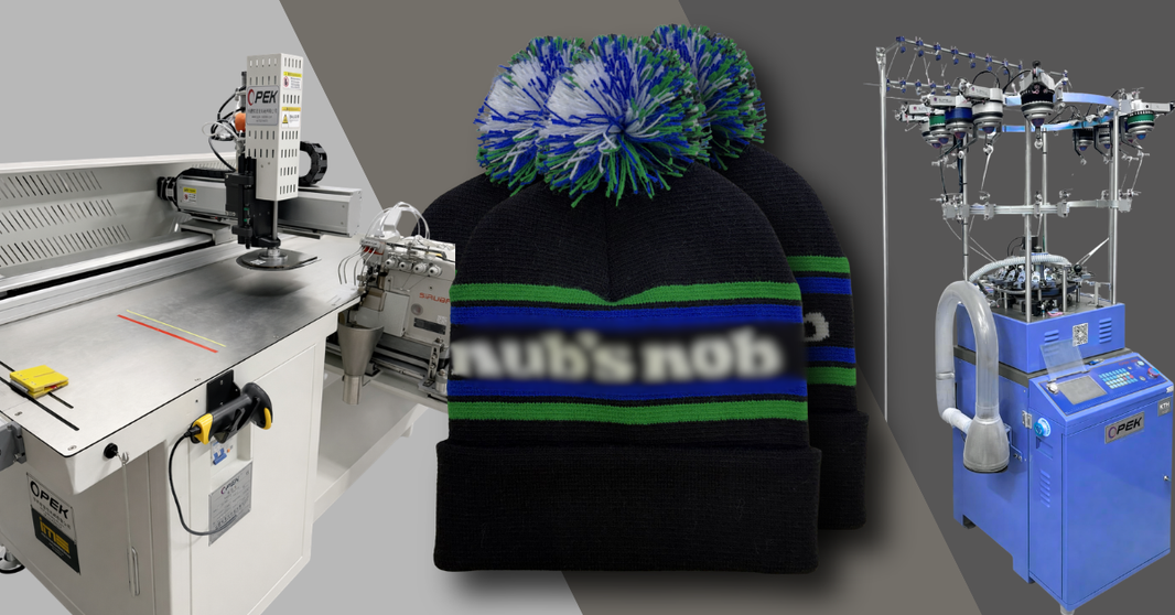 Personal Graphics Expands Production With New Knitwear Equipment to Produce High-Quality Beanies, Knit Hats, and Scarves