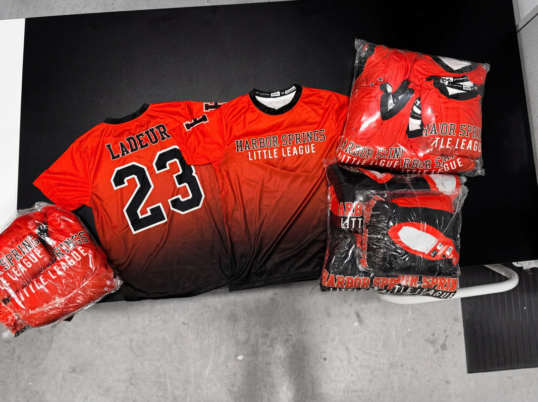 Harbor Springs Little League custom jerseys