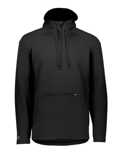 Men's Limitless Quarter-Zip Hooded Pullover - Black