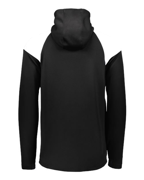 Men's Limitless Quarter-Zip Hooded Pullover - Black/ White