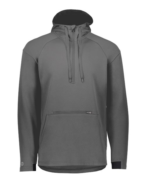 Men's Limitless Quarter-Zip Hooded Pullover - Carbon
