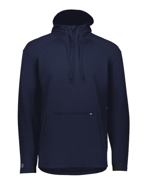 Men's Limitless Quarter-Zip Hooded Pullover - Navy