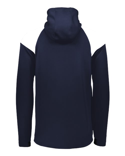 Men's Limitless Quarter-Zip Hooded Pullover - Navy/ White