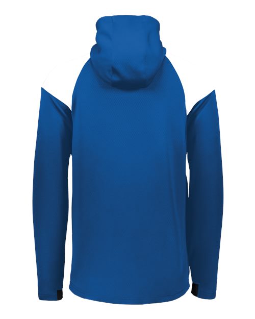 Men's Limitless Quarter-Zip Hooded Pullover - Royal/ White