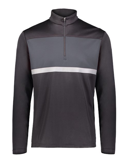 Men's Dry-Excel™ Prism Bold Quarter-Zip Pullover - Black/ Carbon