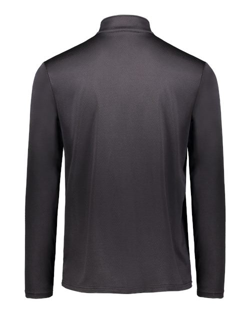 Men's Dry-Excel™ Prism Bold Quarter-Zip Pullover - Black/ Scarlet