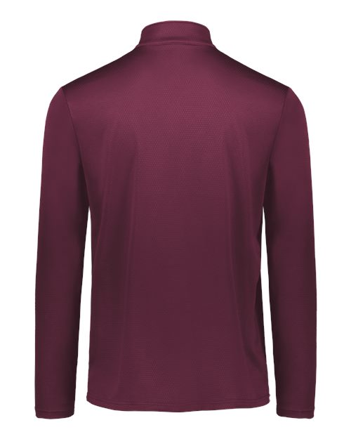 Men's Dry-Excel™ Prism Bold Quarter-Zip Pullover - Maroon/ White