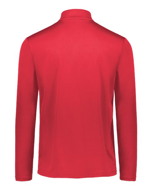 Men's Dry-Excel™ Prism Bold Quarter-Zip Pullover - Scarlet/ White
