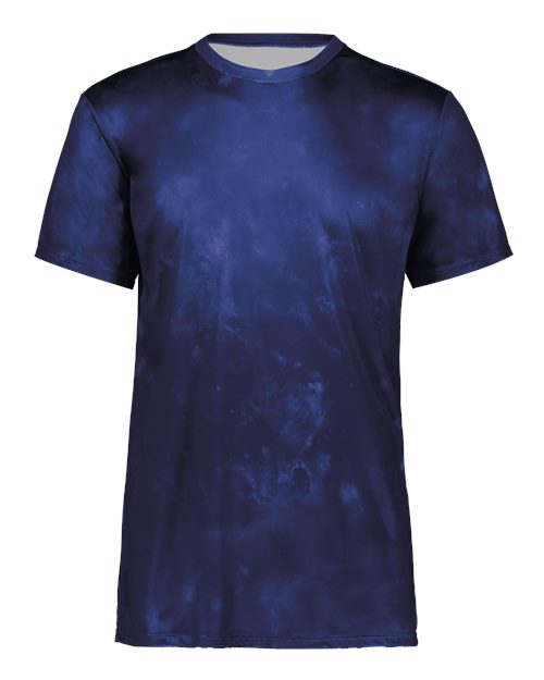 Youth Cotton-Touch Cloud T-Shirt - Navy Cloud Print