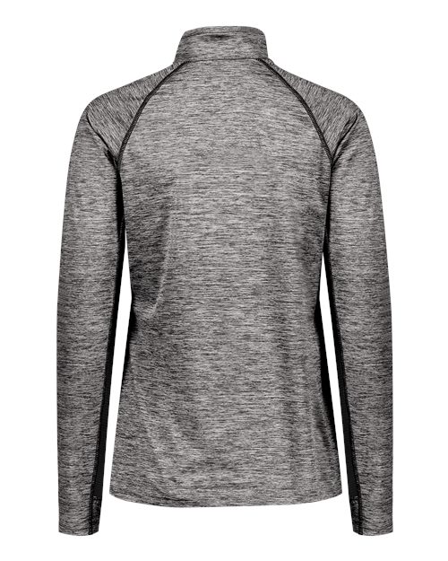 Women's Electrify CoolCore® Quarter-Zip Pullover - Black Heather