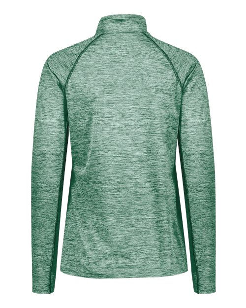 Women's Electrify CoolCore® Quarter-Zip Pullover - Dark Green Heather