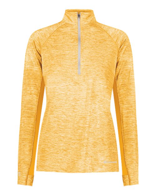Women's Electrify CoolCore® Quarter-Zip Pullover - Gold Heather