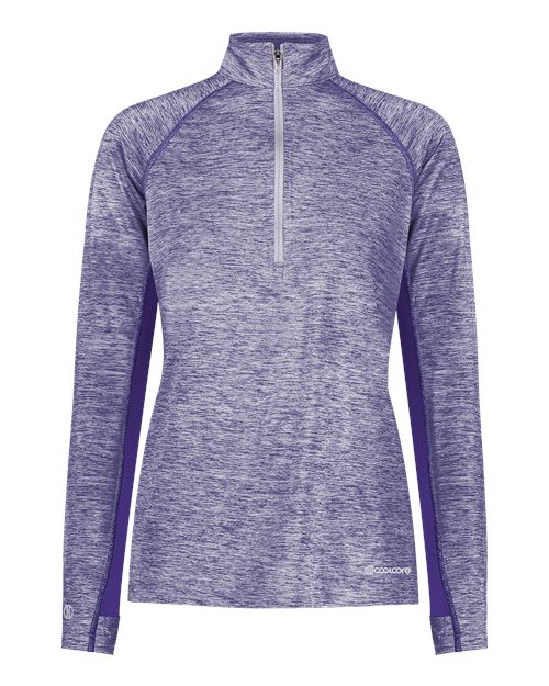 Women's Electrify CoolCore® Quarter-Zip Pullover - Purple Heather