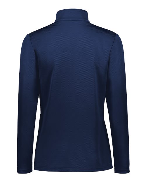 Women's Prism Bold Quarter-Zip Pullover - Navy/ Gold
