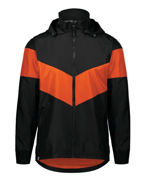 Men's Potomac Hooded Jacket - Black/ Orange