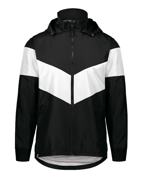 Men's Potomac Hooded Jacket - Black/ White