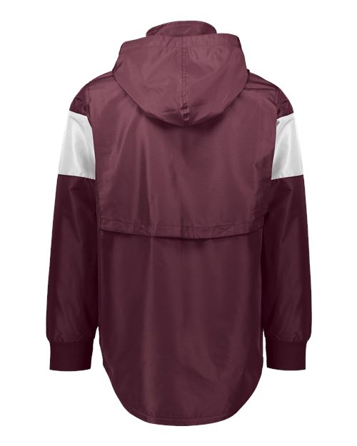 Men's Potomac Hooded Jacket - Maroon/ White