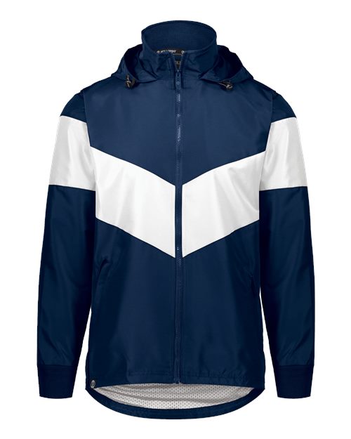 Men's Potomac Hooded Jacket - Navy/ White