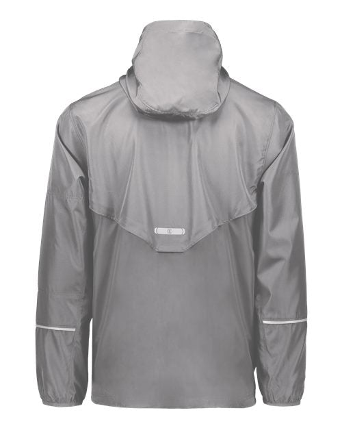 Men's Packable Hooded Jacket - Athletic Grey