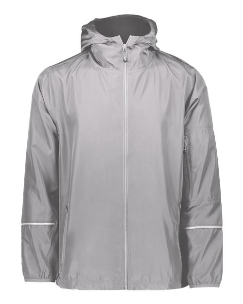 Men's Packable Hooded Jacket - Athletic Grey