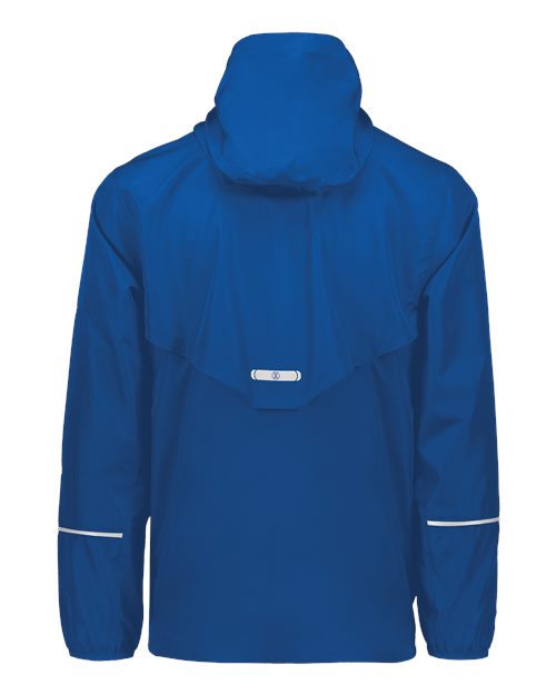 Men's Packable Hooded Jacket - Royal