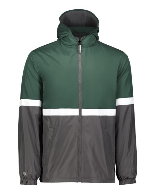 Men's Turnabout Reversible Hooded Jacket - Dark Green/ Carbon