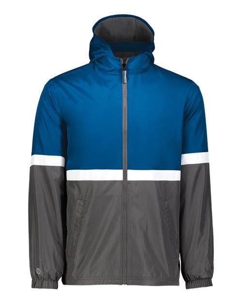 Men's Turnabout Reversible Hooded Jacket - Royal/ Carbon