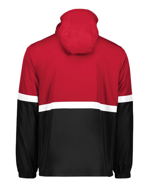 Men's Turnabout Reversible Hooded Jacket - Scarlet/ Black