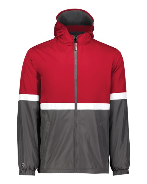 Men's Turnabout Reversible Hooded Jacket - Scarlet/ Carbon