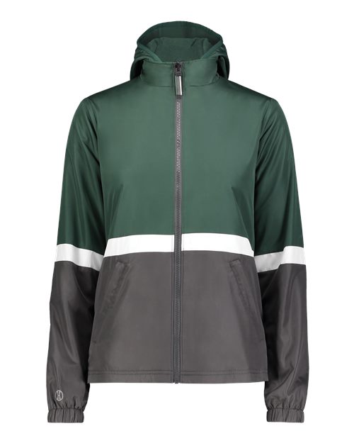 Women's Turnabout Reversible Hooded Jacket - Dark Green/ Carbon