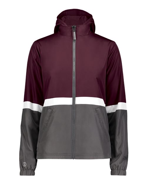 Women's Turnabout Reversible Hooded Jacket - Maroon/ Carbon