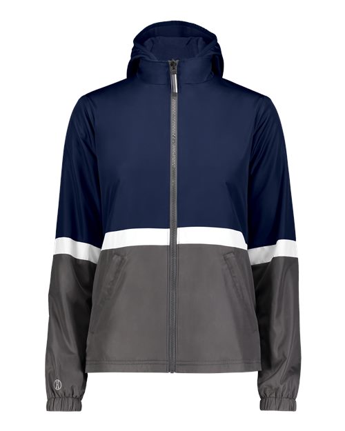 Women's Turnabout Reversible Hooded Jacket - Navy/ Carbon