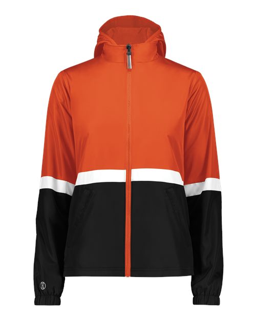 Women's Turnabout Reversible Hooded Jacket - Orange/ Black