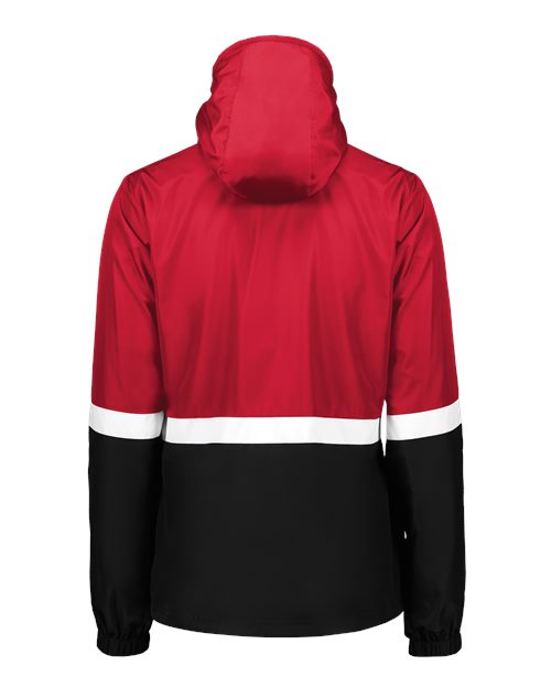 Women's Turnabout Reversible Hooded Jacket - Scarlet/ Black
