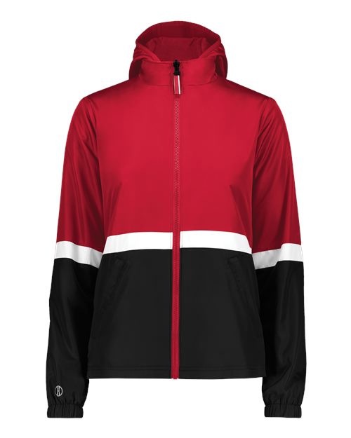 Women's Turnabout Reversible Hooded Jacket - Scarlet/ Black