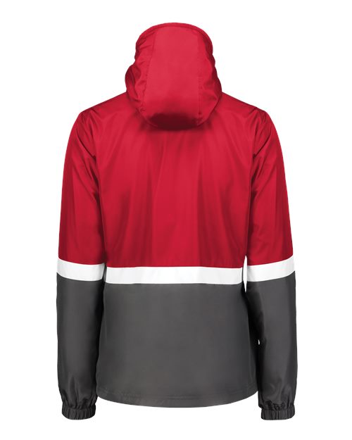Women's Turnabout Reversible Hooded Jacket - Scarlet/ Carbon
