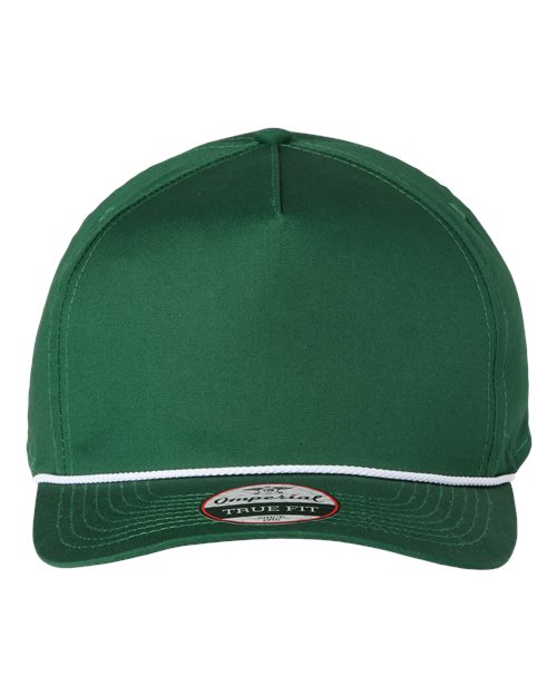 The Barnes Cap - Forest Green/ White