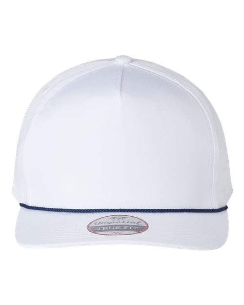 The Barnes Cap - White/ Navy
