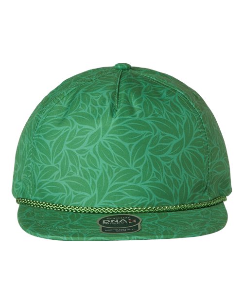 The Aloha Rope Cap - Green Floral