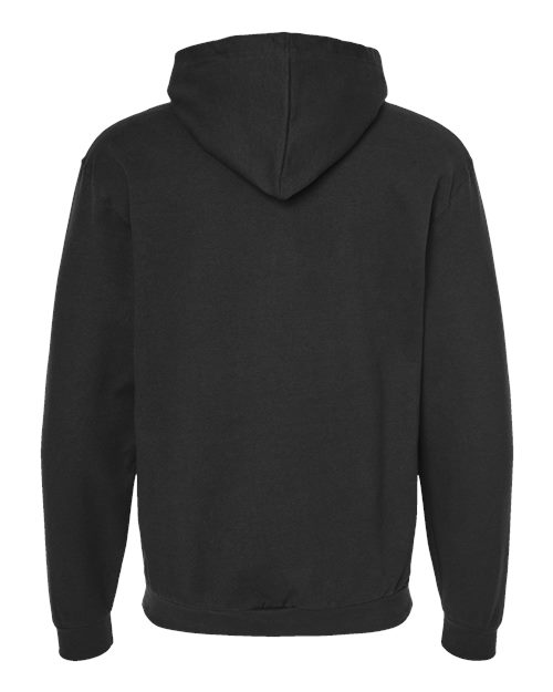 Unisex Full-Zip Hooded Sweatshirt - Black
