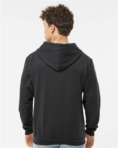 Unisex Full-Zip Hooded Sweatshirt - Black