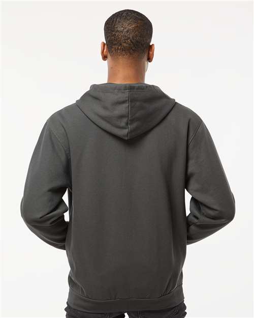 Unisex Full-Zip Hooded Sweatshirt - Charcoal