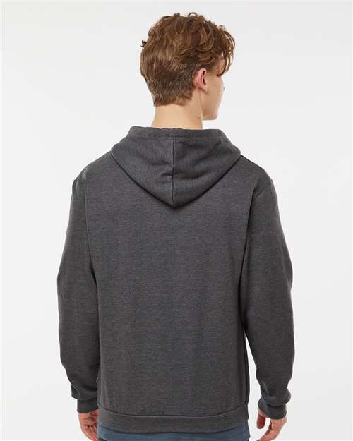 Unisex Full-Zip Hooded Sweatshirt - Heather Charcoal