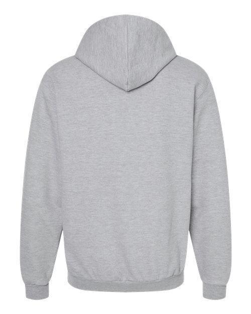 Unisex Full-Zip Hooded Sweatshirt - Heather Grey