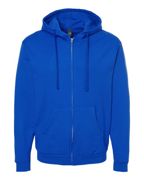 Unisex Full-Zip Hooded Sweatshirt - Royal
