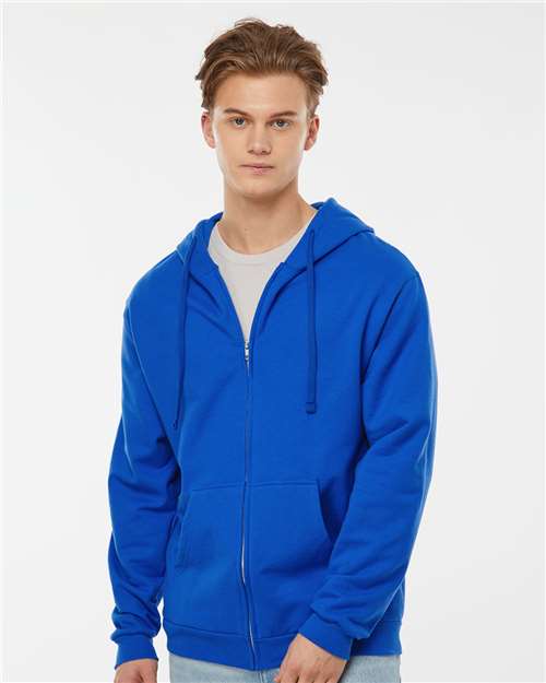 Unisex Full-Zip Hooded Sweatshirt - Royal