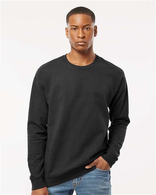 Unisex Fleece Crewneck Sweatshirt - Black