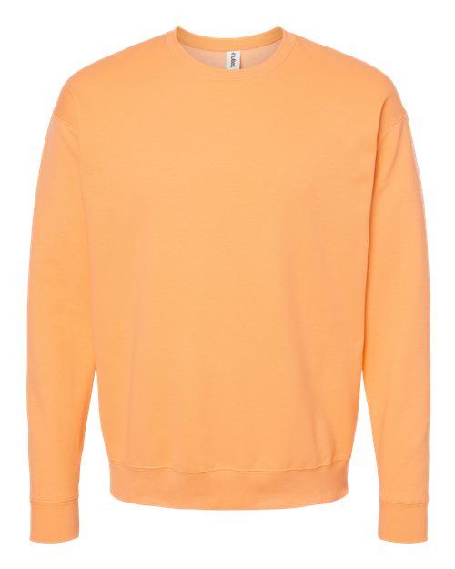 Unisex Fleece Crewneck Sweatshirt - Cantaloupe