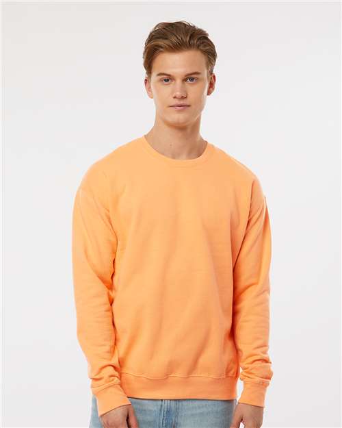 Unisex Fleece Crewneck Sweatshirt - Cantaloupe