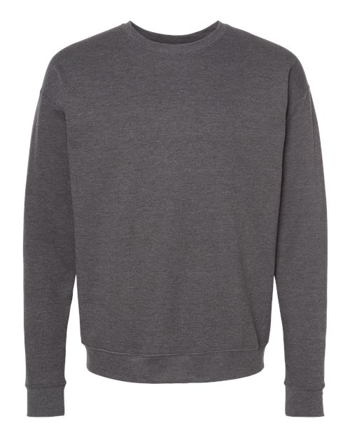 Unisex Fleece Crewneck Sweatshirt - Heather Charcoal